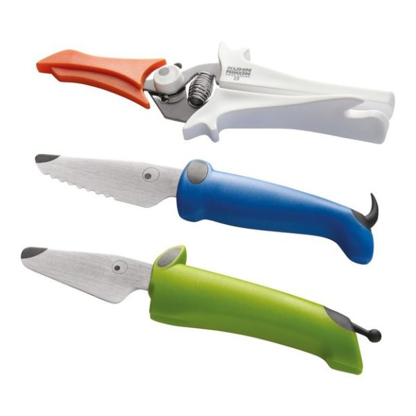Küchenmesser Set Kinder Kuhn Rikon Kinderkitchen Blau