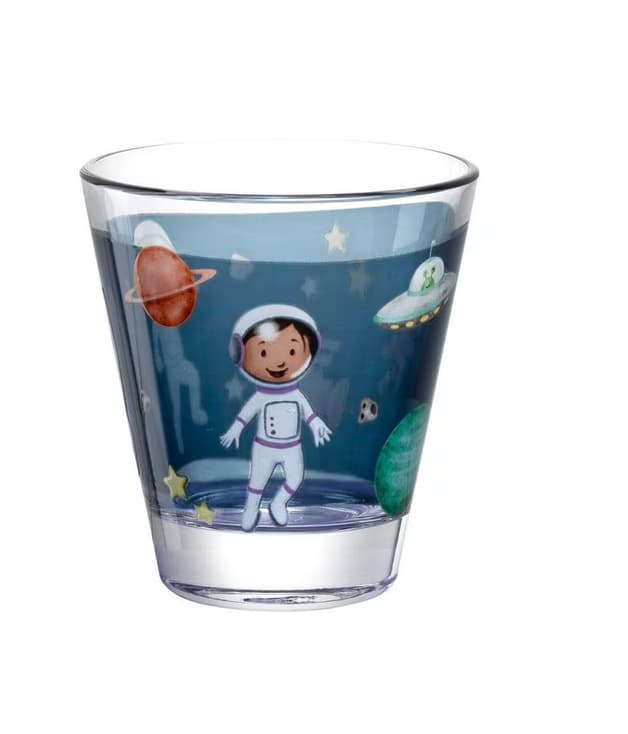 Trinkglas Kinder Leonardo Weltraum