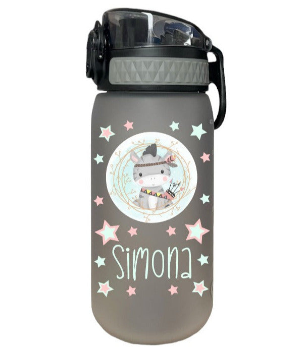 Kinder Trinkflasche Ion8 400ml Grau