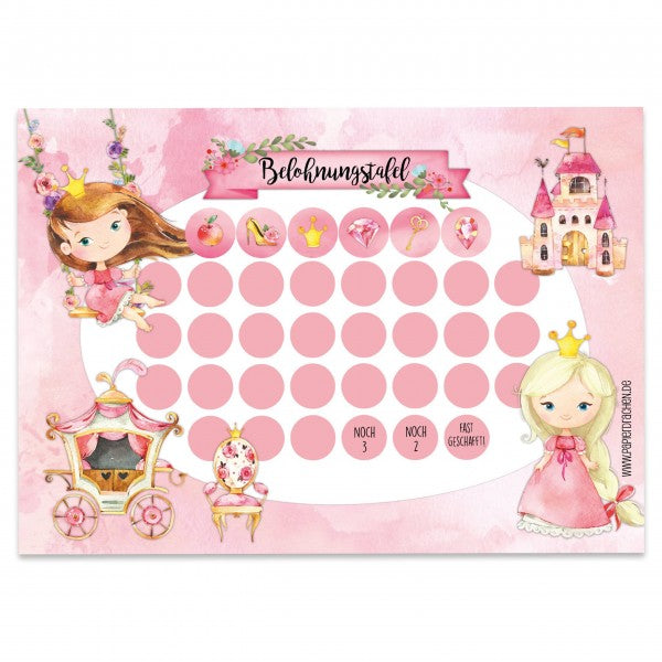 Belohnungstafel Prinzessin