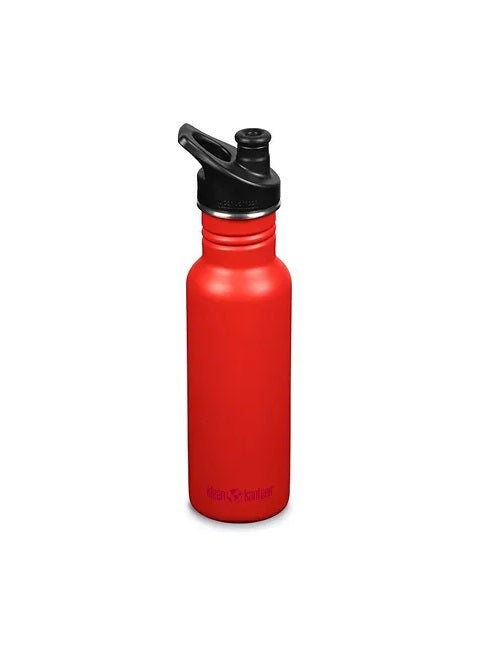 Edelstahl Trinkflasche Klean Kanteen 532ml Rot
