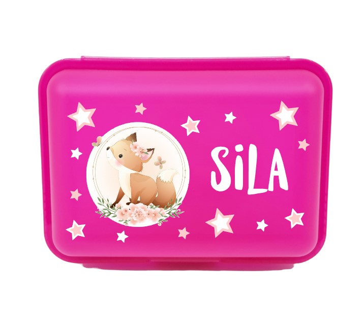 SET Znünibox mit Trennschale und Camelbak Kids Pink