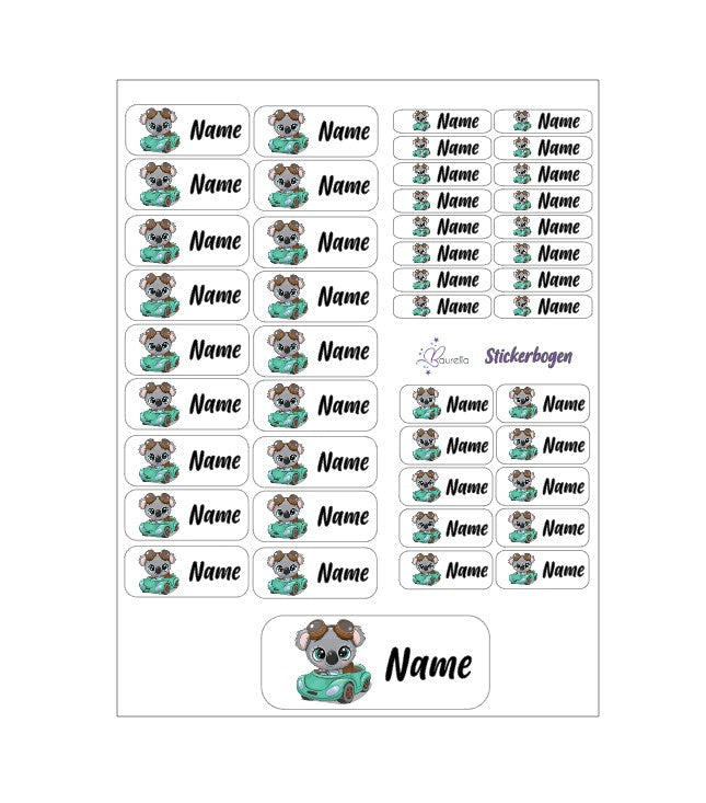 Stickerset Baurelia Koala 5