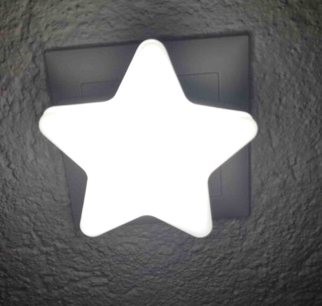 Nachtlicht Steckdose Stern LED Weiss