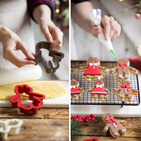 Ausstechformen Set Decora Lebkuchen Familie