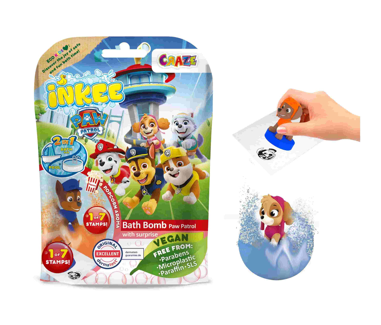 CRAZE Überraschungsbadekugel Paw Patrol