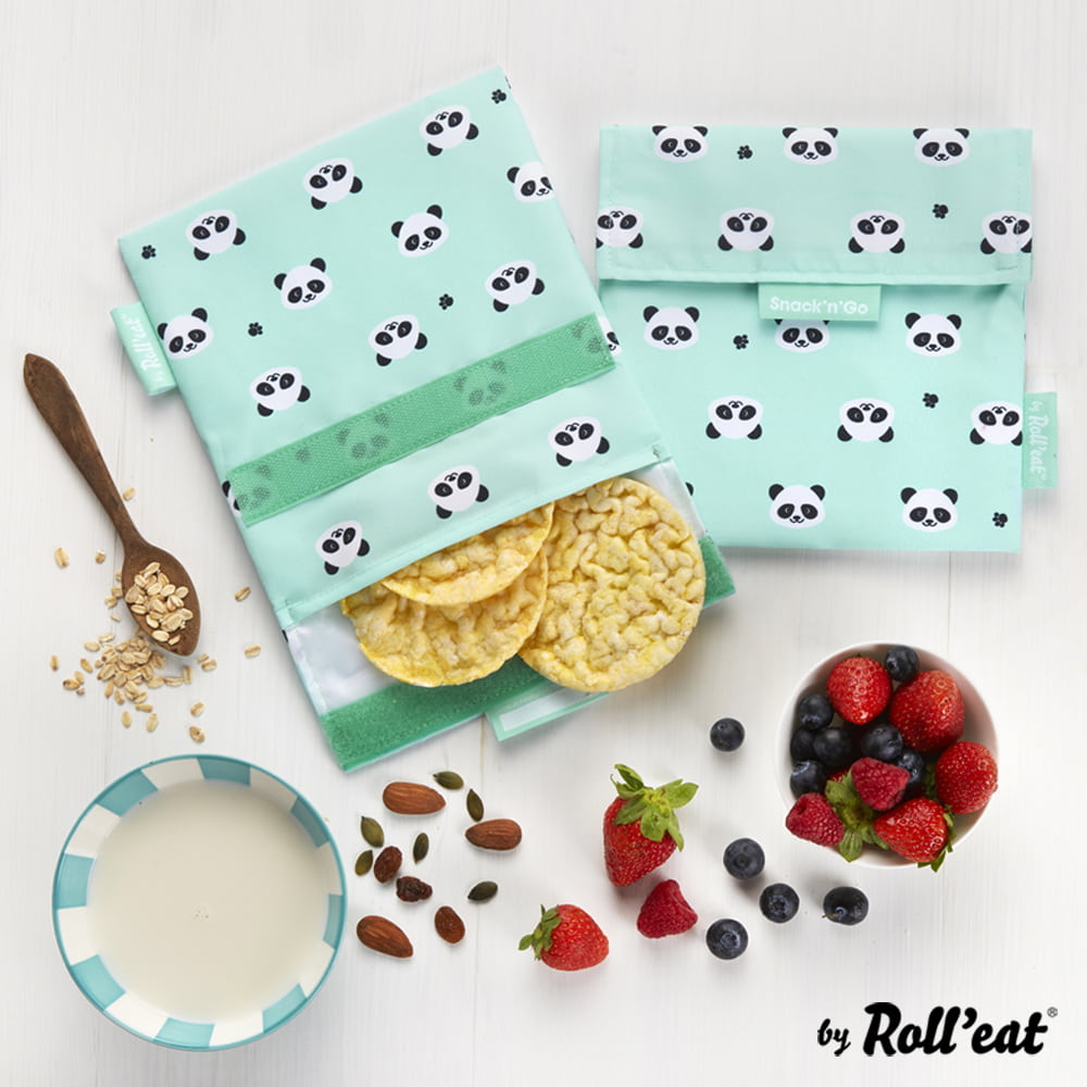 Lunchbag Roll'eat Snack'n' Go Kids Panda