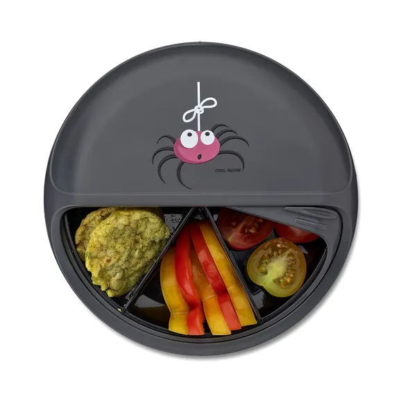 Znünibox Carl Oscar SnackDisc Gross Grau