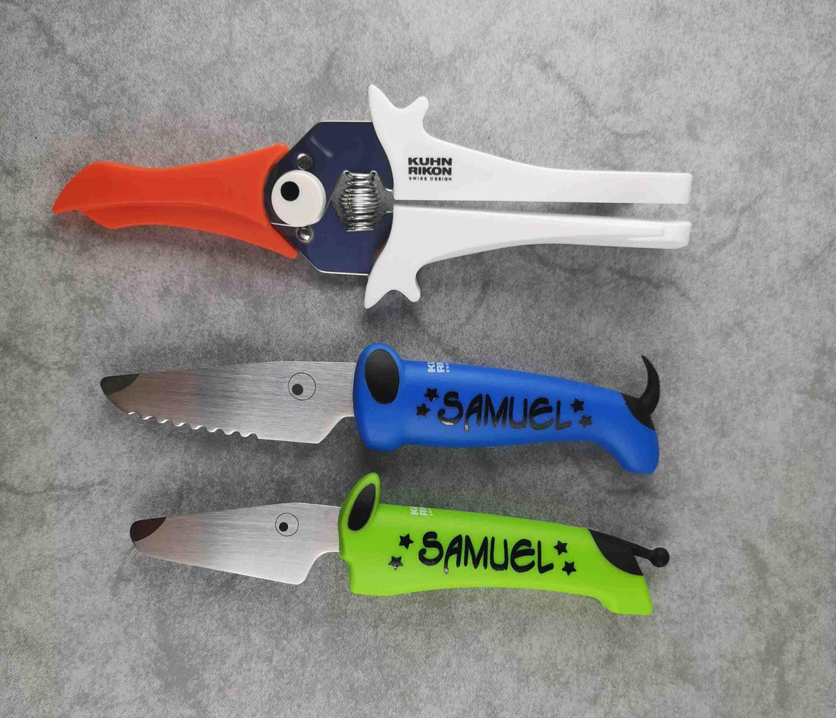 Küchenmesser Set Kinder Kuhn Rikon Kinderkitchen Blau