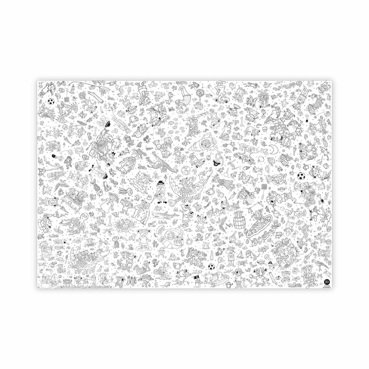 Ausmal Tischdecke XL Olchis