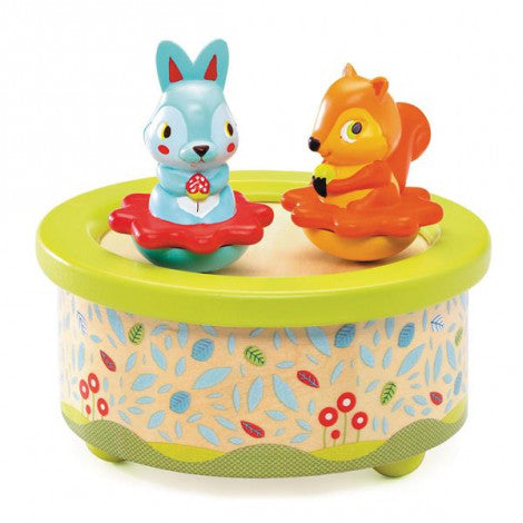 Musikdose Eichhörnchen und Hase