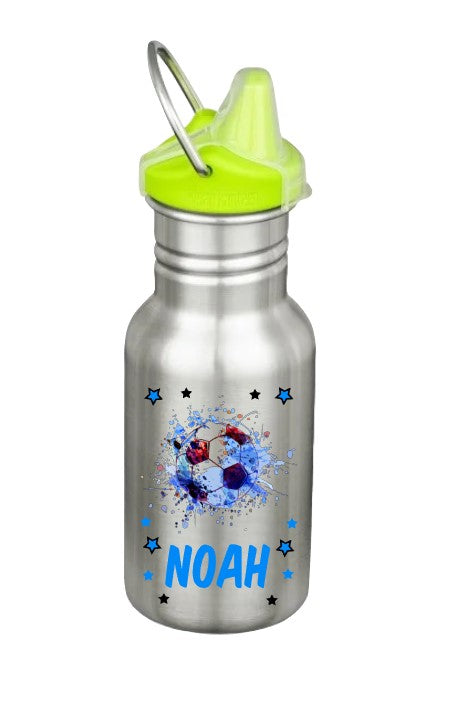 Kinder Edelstahl Trinkflasche Klean Kanteen Sippy 355ml Silber