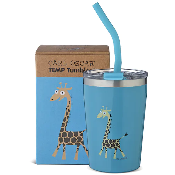 Kinder Thermobecher Carl Oscar Blau