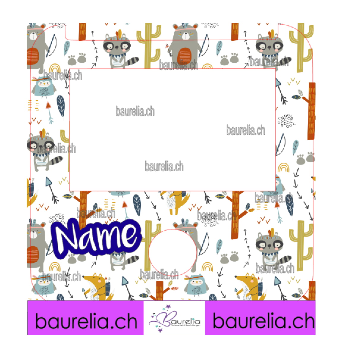 Schutzfolie Tigerbox Waldtiere 3
