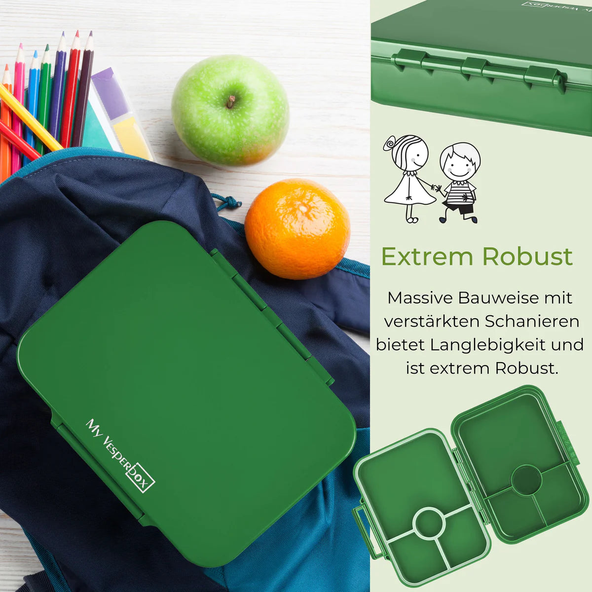 Znünibox My Vesperbox Bia Grün