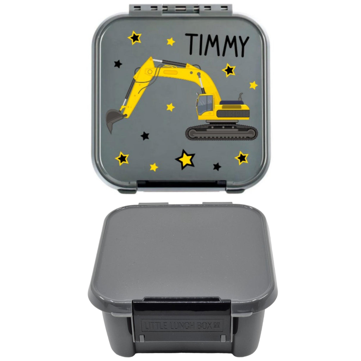 Znünibox Little Lunch Box Bento Two Mini Dunkelgrau
