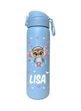 Edelstahl Trinkflasche Ion8 500ml Pastellblau