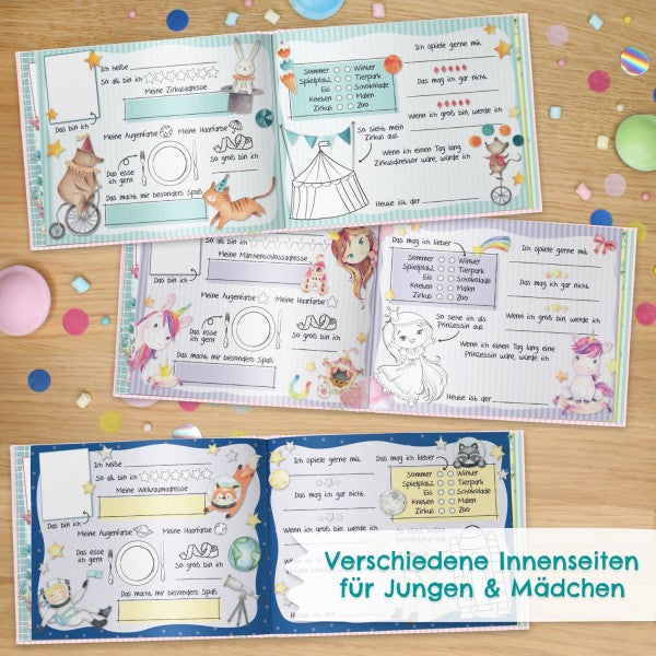 Freundebuch Meine Kindergartenfreunde Blau