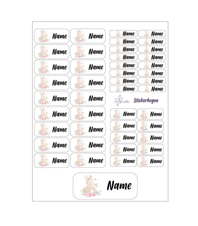 Stickerset Baurelia Hase 2