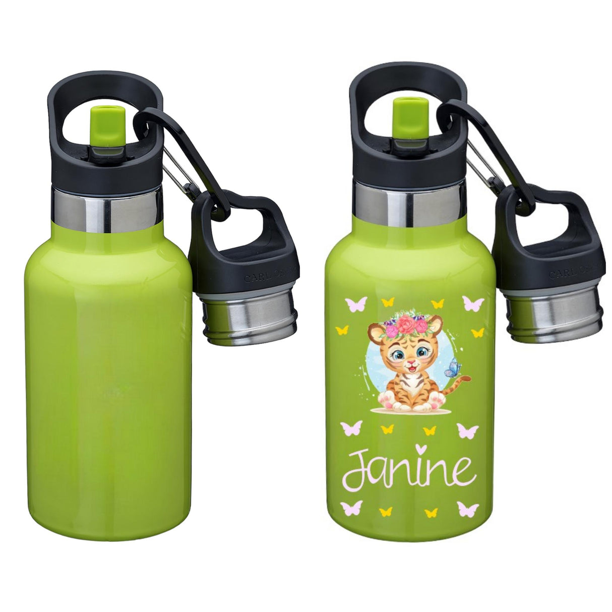 Kinder Thermosflasche Carl Oscar TEMPflask 350ml Grün