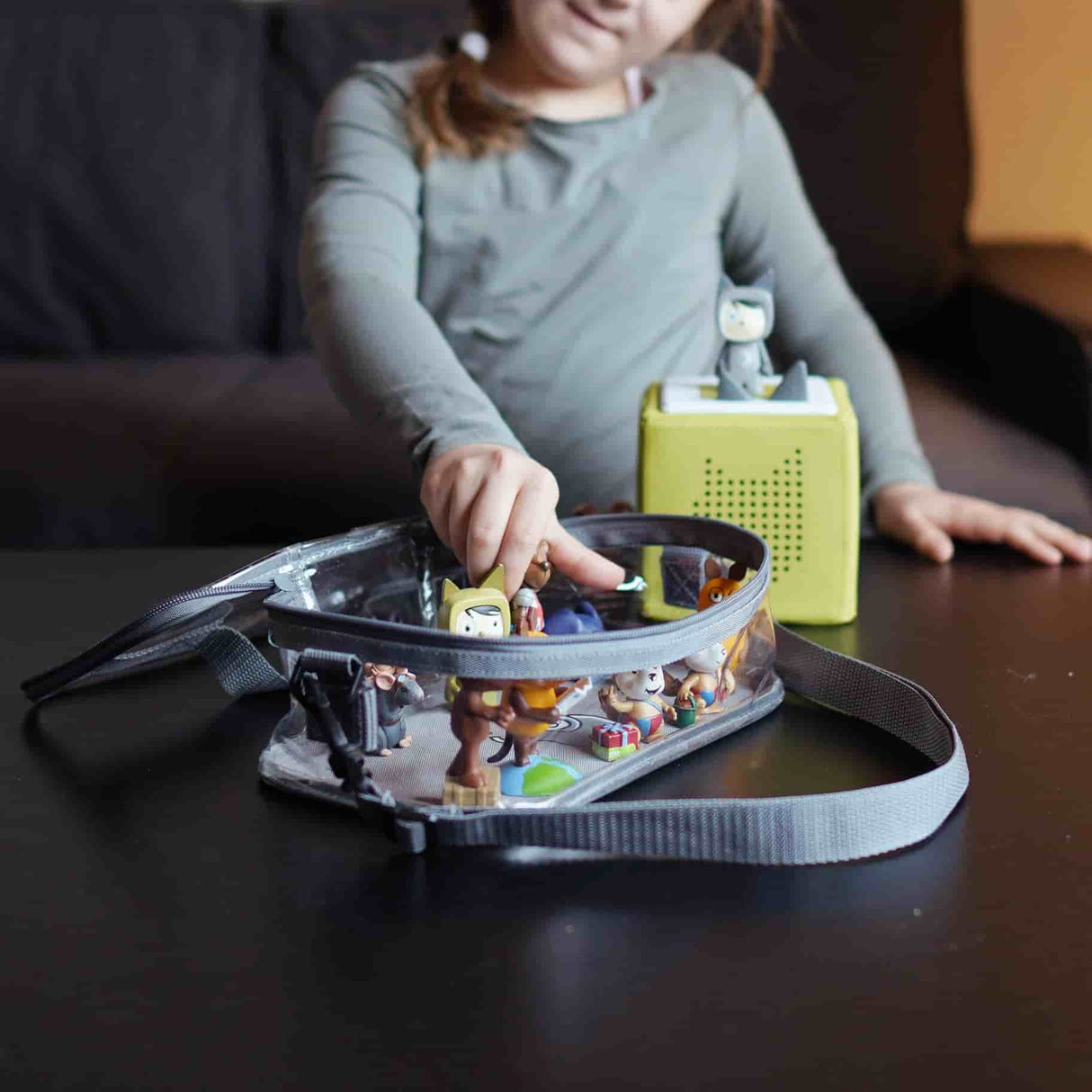 Tasche für Toniefiguren Violett