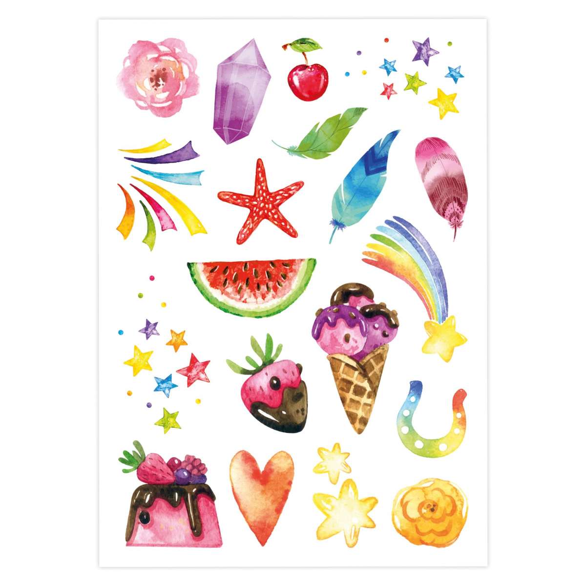 Kinder Tattoo 100 Stück Ballerina