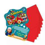 Einladungskarten Kindergeburtstag Feuerwehr