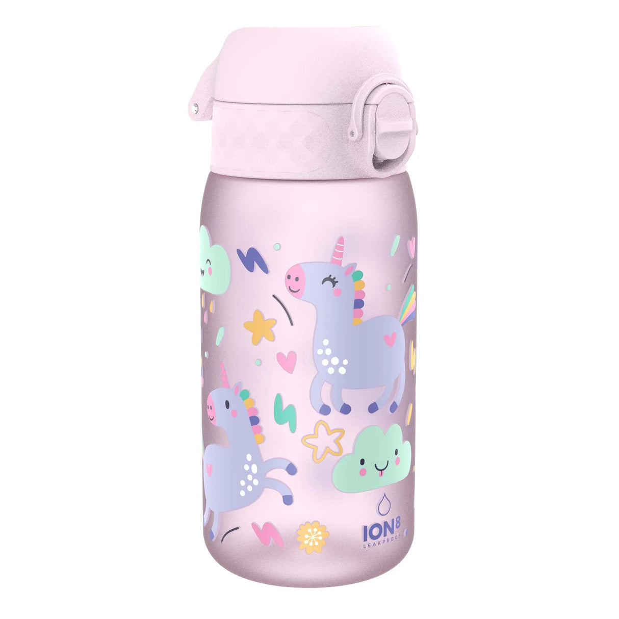 Kinder Trinkflasche Ion8 400ml mit Motiv Einhorn