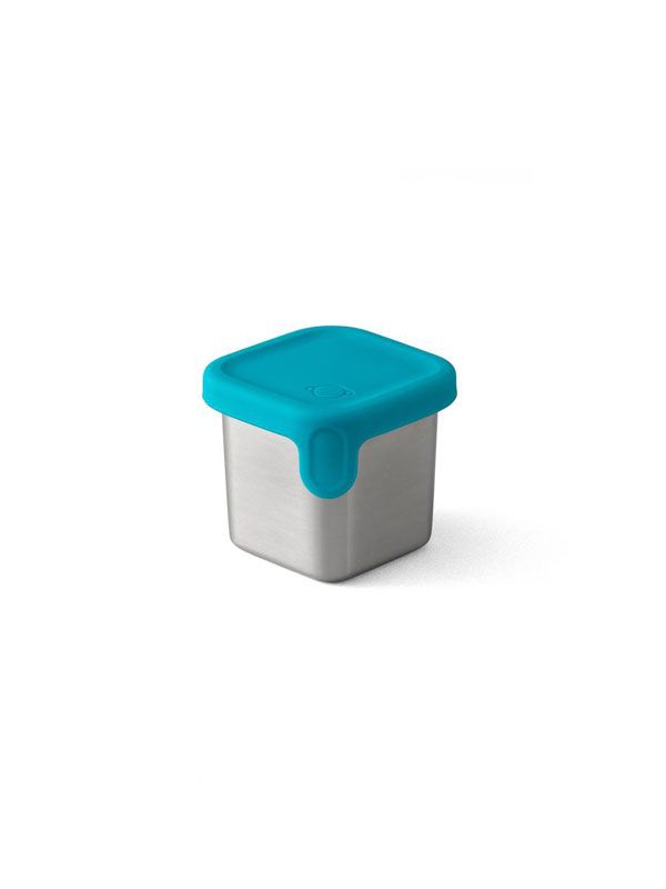Edelstahlbehälter PlanetBox Shuttle und Launch Little Square Dipper Teal