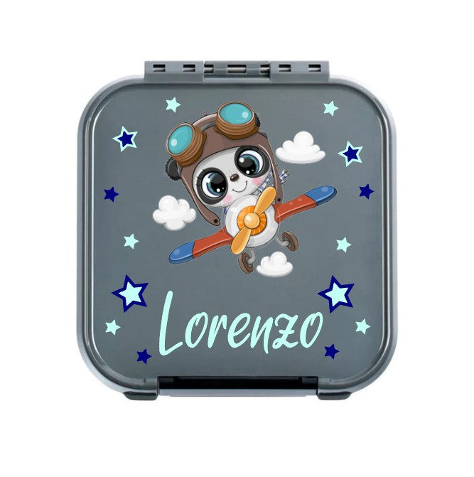 Znünibox Little Lunch Box Bento Two Mini Dunkelgrau