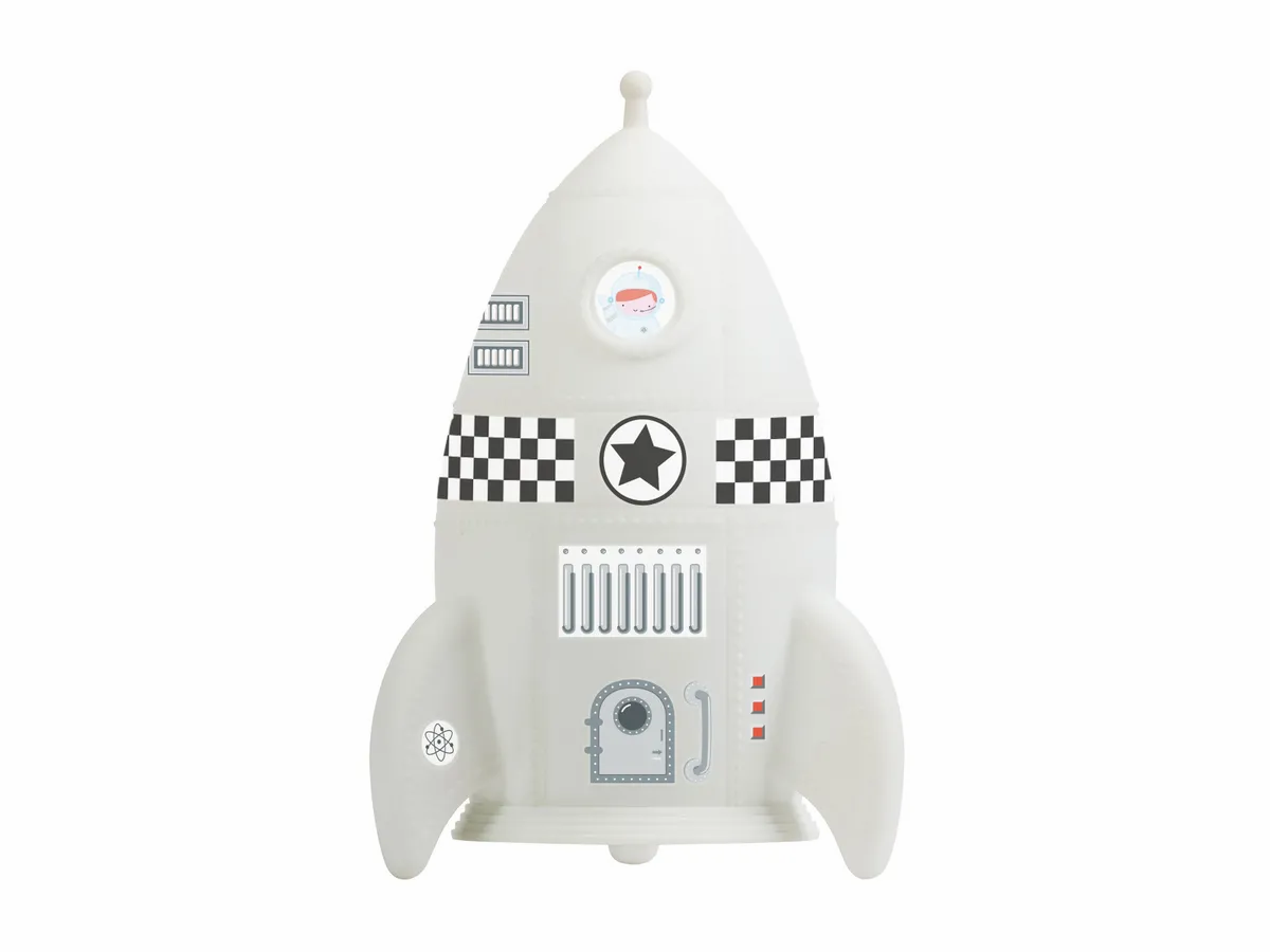 Nachtlicht XL Rakete mit Sticker