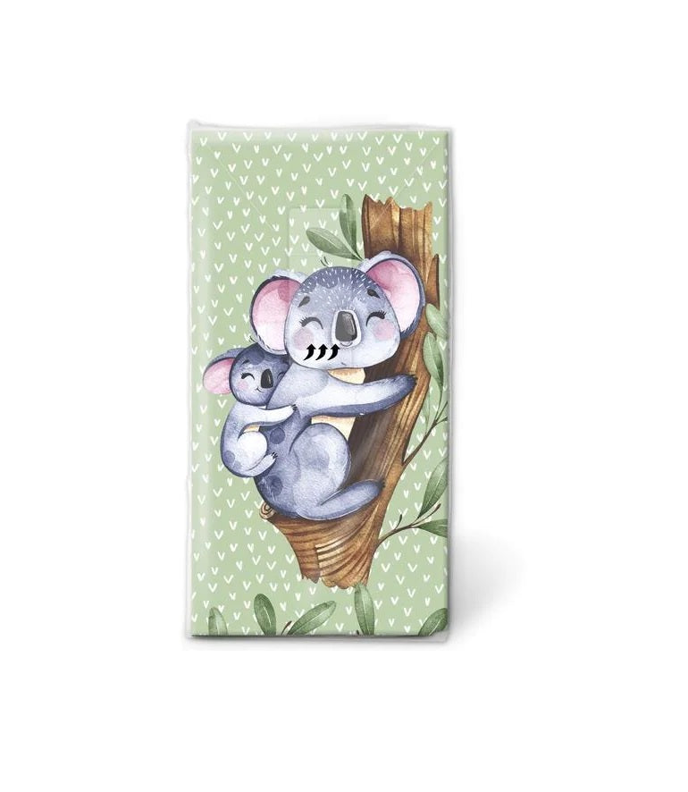 Taschentücher mit Muster Koala