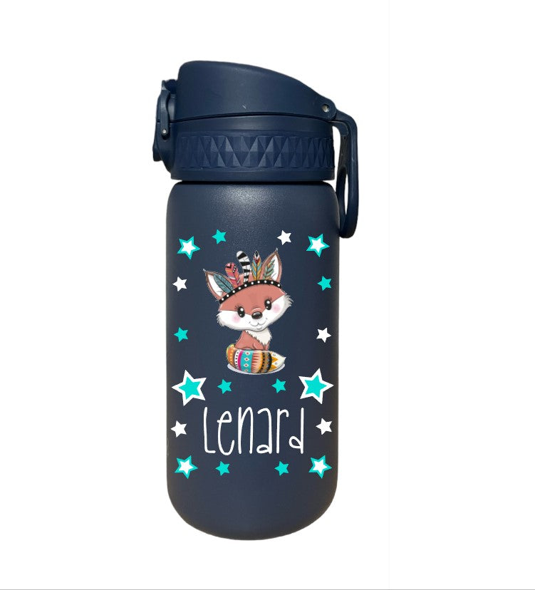 Kinder Thermosflasche Ion8 350ml Dunkelblau