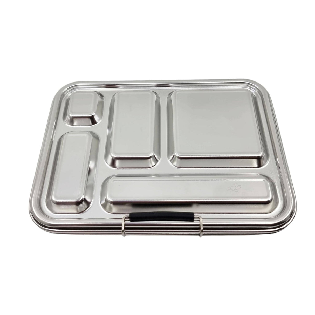 Edelstahl Znünibox Baurelia Box Eco mit 5 Unterteilungen Weiss