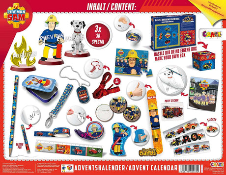 CRAZE Adventskalender Feuerwehrmann Sam