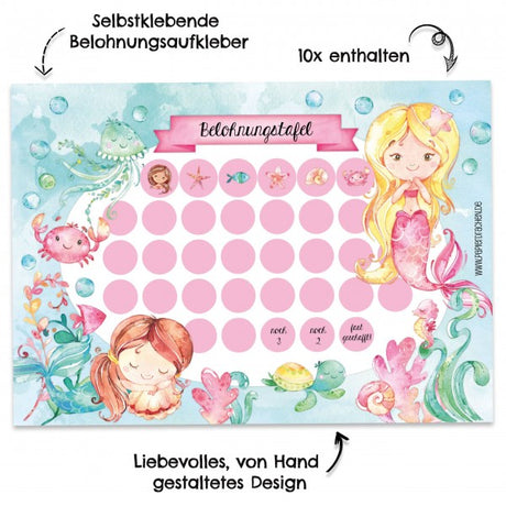 Belohnungstafel Meerjungfrau
