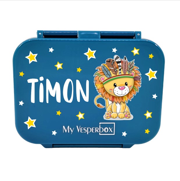 Kindergarten Znünibox für Kinder mit Name personalisiert - My