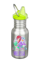 Kinder Edelstahl Trinkflasche Klean Kanteen Sippy 355ml Silber