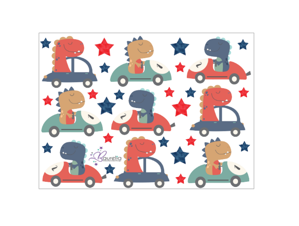 Stickerbogen Dino 7