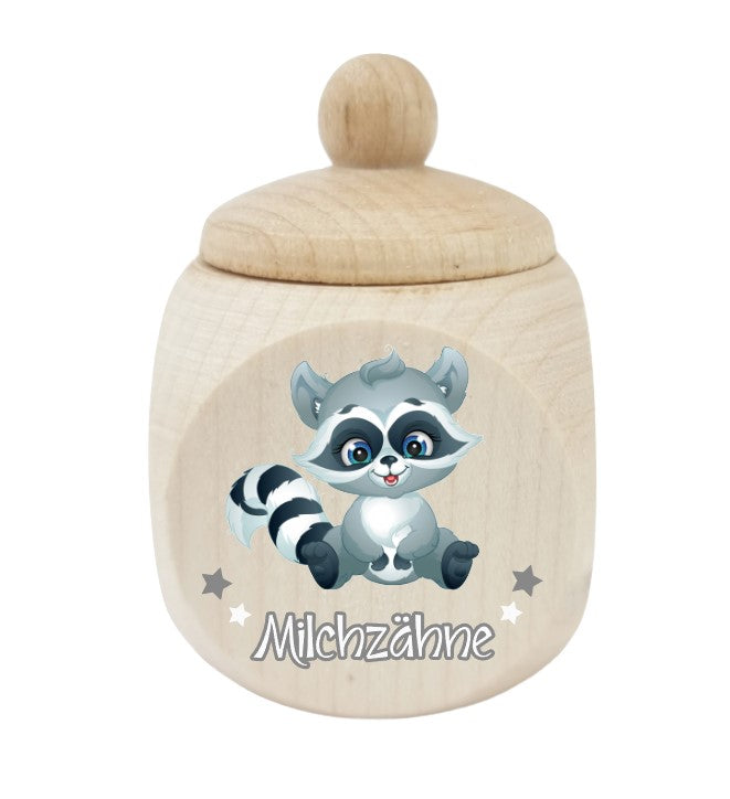 Milchzahndose Waschbär 1