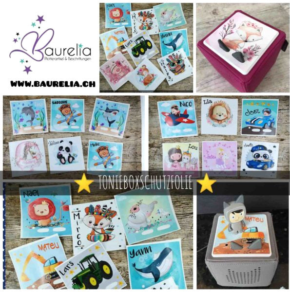 Schutzfolie Toniebox Schmetterling 17