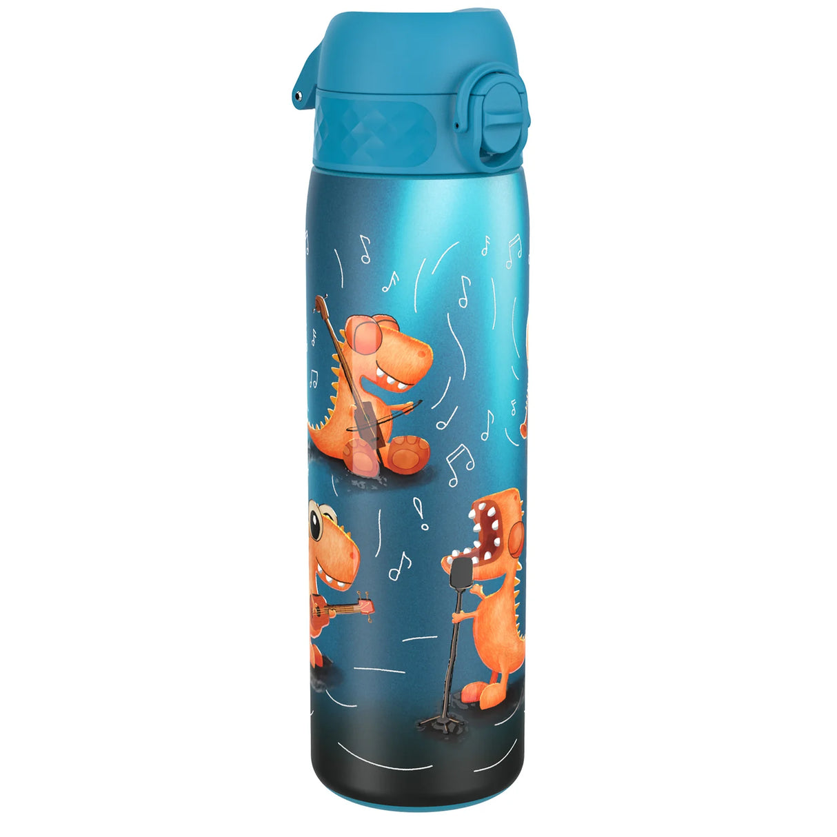 Edelstahl Trinkflasche Ion8 500ml Dino Band