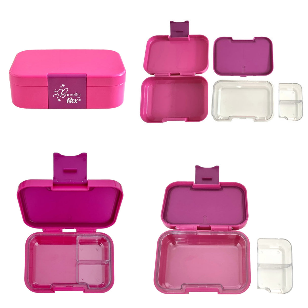 SET Znünibox und Trinkflasche Baurelia Box Mini mit Camelbak Kids Pink
