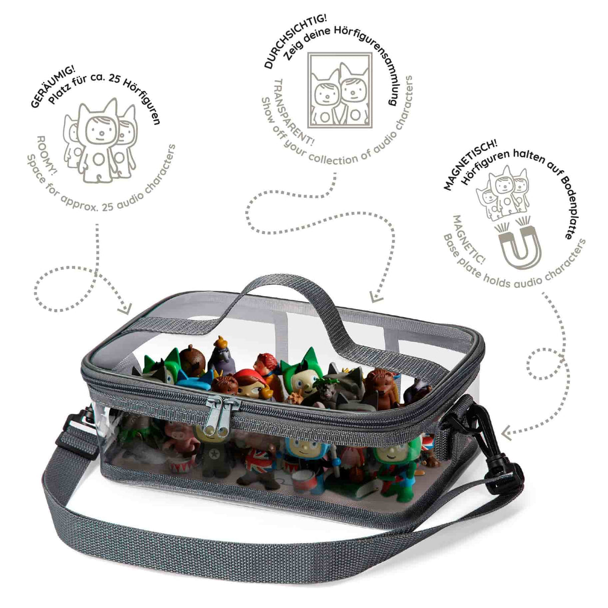 Tasche für Toniefiguren Blau