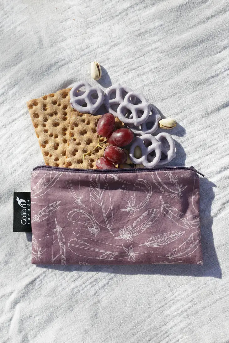 Etui und Snackbeutel Colibri Blau