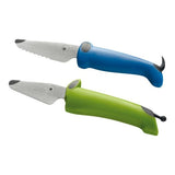 Küchenmesser Kinder Kuhn Rikon Kinderkitchen Blau/Grün