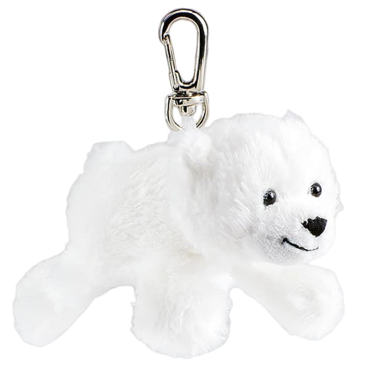 Schlüsselanhänger Plüsch Eisbär
