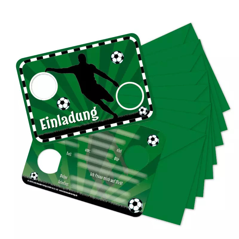 Einladungskarten Kindergeburtstag Fussball