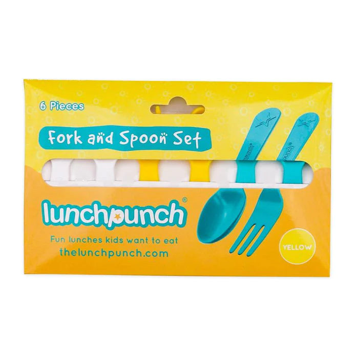 Mini Besteck Lunch Punch 6er Set Türkis