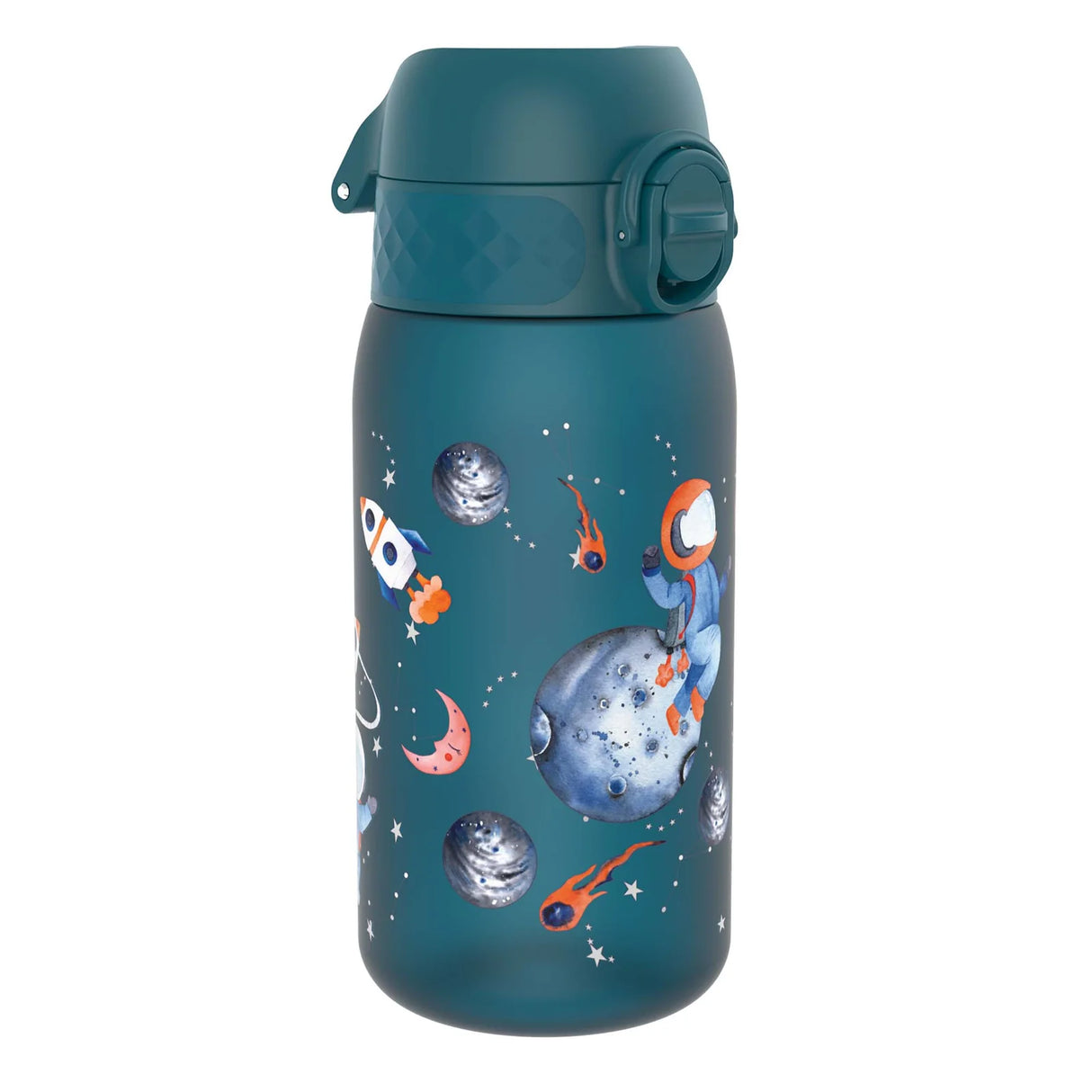 Kinder Trinkflasche Ion8 400ml mit Motiv Space Türkis